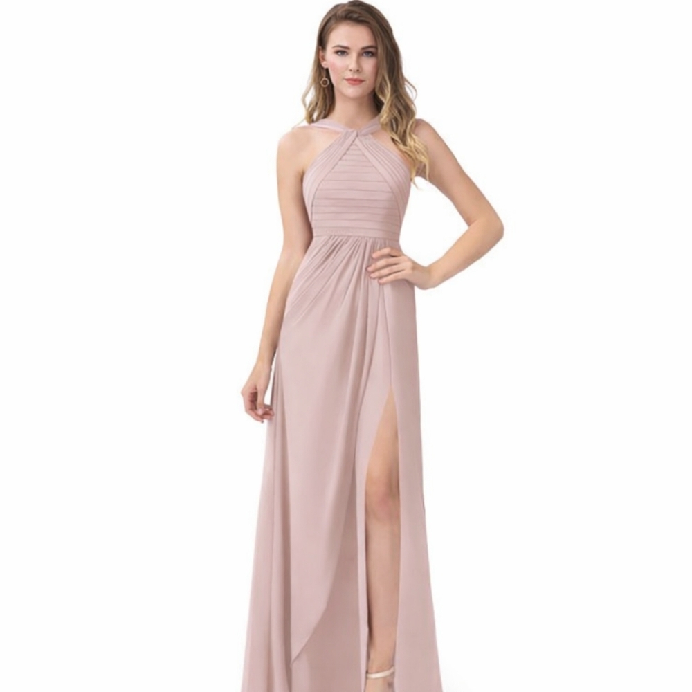 Azazie Mellie Dusty Rose Dress
